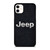 JEEP BLACK METAL LOGO iPhone 11 Case Cover