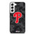 PHILADELPHIA PHILLIES BASEBALL BLACK CAMO Samsung Galaxy S22 Case Cover