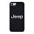 JEEP BLACK METAL LOGO iPhone SE 2022 Case Cover