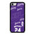 KOBER BRYANT LAKERS NIKE PURPLE iPhone SE 2022 Case Cover