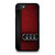 AUDI CAR RED LEATHER iPhone SE 2020 Case Cover