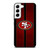 SAN FRANCISCO 49ERS NFL METAL STRIPE Samsung Galaxy S22 Case Cover