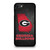 GEORGIA BULLDOGS SYMBOL METAL iPhone SE 2020 Case Cover