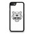 KENZO PARIS BORDERED LOGO WHITE iPhone SE 2020 Case Cover