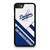 LA DODGERS WHITE BLUE STRIPS iPhone SE 2020 Case Cover