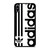 ADIDAS VERTICAL STRIPE LOGO iPhone XS Max Case Cover