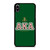 AKA PINK AND GREEN SIMPLE LOGO iPhone XS Max Case Cover