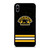 BOSTON BRUINS LOGO STRIPED iPhone XS Max Case Cover