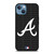 ATLANTA BRAVES BASEBALL BLACK iPhone 13 Case Cover