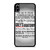 GREY'S ANATOMY QUOTES iPhone XS Max Case Cover