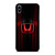 HONDA LOGO RED CARBON iPhone XS Max Case Cover
