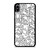 KEITH HARING BLACK WHITE iPhone XS Max Case Cover