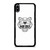 KENZO PARIS BORDERED LOGO WHITE iPhone XS Max Case Cover