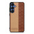 COACH NEW YORK BROWN LEATHER Samsung Galaxy S25 Case Cover