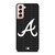ATLANTA BRAVES BASEBALL BLACK Samsung Galaxy S21 Case Cover