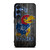 KANSAS JAYHAWKS WOODEN LOGO Samsung Galaxy S25 Case Cover