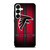 ATLANTA FALCONS METAL LOGO NFL Samsung Galaxy S25 Plus Case Cover