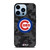 CHICAGO CUBS BASEBALL BLACK CAMO iPhone 13 Pro Max Case Cover
