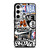 BROOKLYN NETS NBA STICKER BOMB Samsung Galaxy S24 Case Cover