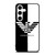 EMPORIO ARMANI WHITE BLACK Samsung Galaxy S24 Case Cover