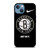 BROOKLYN NETS NBA BASKETBALL LOGO 3 iPhone 13 Case Cover