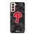 PHILADELPHIA PHILLIES BASEBALL BLACK CAMO Samsung Galaxy S21 Case Cover