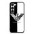 EMPORIO ARMANI WHITE BLACK Samsung Galaxy S23 Case Cover