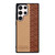 COACH NEW YORK BROWN LEATHER Samsung Galaxy S23 Ultra Case Cover