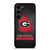 GEORGIA BULLDOGS SYMBOL METAL Samsung Galaxy S23 Plus Case Cover