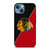 CHICAGO BLACKHAWKS NHL HOCKEY LOGO iPhone 13 Case Cover