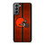 CLEVELAND BROWNS NFL METAL STRIPE Samsung Galaxy S21 Plus Case Cover