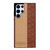 COACH NEW YORK BROWN LEATHER Samsung Galaxy S22 Ultra Case Cover