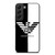 EMPORIO ARMANI WHITE BLACK Samsung Galaxy S22 Plus Case Cover