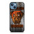 CLEVELAND BROWNS NFL FOOTBALL WOODEN LOGO iPhone 13 Case Cover
