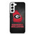 GEORGIA BULLDOGS SYMBOL METAL Samsung Galaxy S22 Case Cover