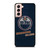 EDMONTON OILERS LOGO BLUE SUEDE Samsung Galaxy S21 Case Cover