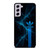 ADIDAS LOGO ABSTRACT BLUE LIGHT Samsung Galaxy S21 FE Case Cover