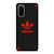 ADIDAS STRIPE RED LOGO Samsung Galaxy S20 Case Cover