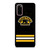 BOSTON BRUINS LOGO STRIPED Samsung Galaxy S20 Case Cover BOSTON BRUINS LOGO STRIPED Samsung Galaxy S20 Case Cover