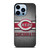 CINCINNATI RED MLB BASEBALL METAL iPhone 13 Pro Max Case Cover