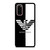 EMPORIO ARMANI WHITE BLACK Samsung Galaxy S20 Case Cover