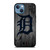 DETROIT TIGERS BASEBALL MLB WOOD LOGO iPhone 13 Case Cover