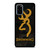 BROWNING ARMS CAMO CARBON Samsung Galaxy S20 Plus Case Cover