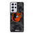 BALTIMORE ORIOLES BASEBALL BLACK CAMO Samsung Galaxy S21 Ultra Case Cover