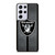LAS VEGAS RAIDERS NFL METAL STRIPE Samsung Galaxy S21 Ultra Case Cover