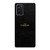 COACH NEW YORK BLACK LEATHER Samsung Galaxy Note 20 Case Cover