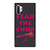 ATLANTA BRAVES FEAR THE CHOP SLOGAN Samsung Galaxy Note 10 Plus Case Cover