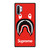 BAPE SHARK SUPREME RED Samsung Galaxy Note 10 Plus Case Cover