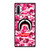 CAMO BATHING APE SUPREME PINK Samsung Galaxy Note 10 Plus Case Cover