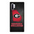 GEORGIA BULLDOGS SYMBOL METAL Samsung Galaxy Note 10 Plus Case Cover